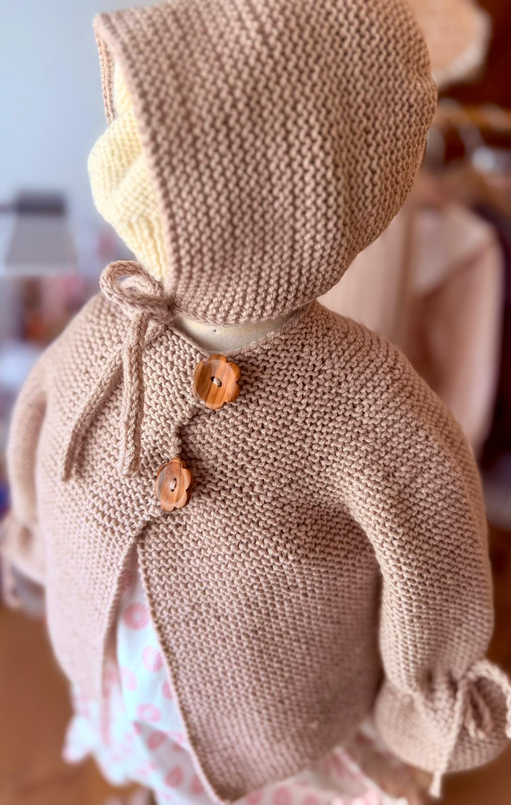 Set Completo in Maglia Beige - Vista 9